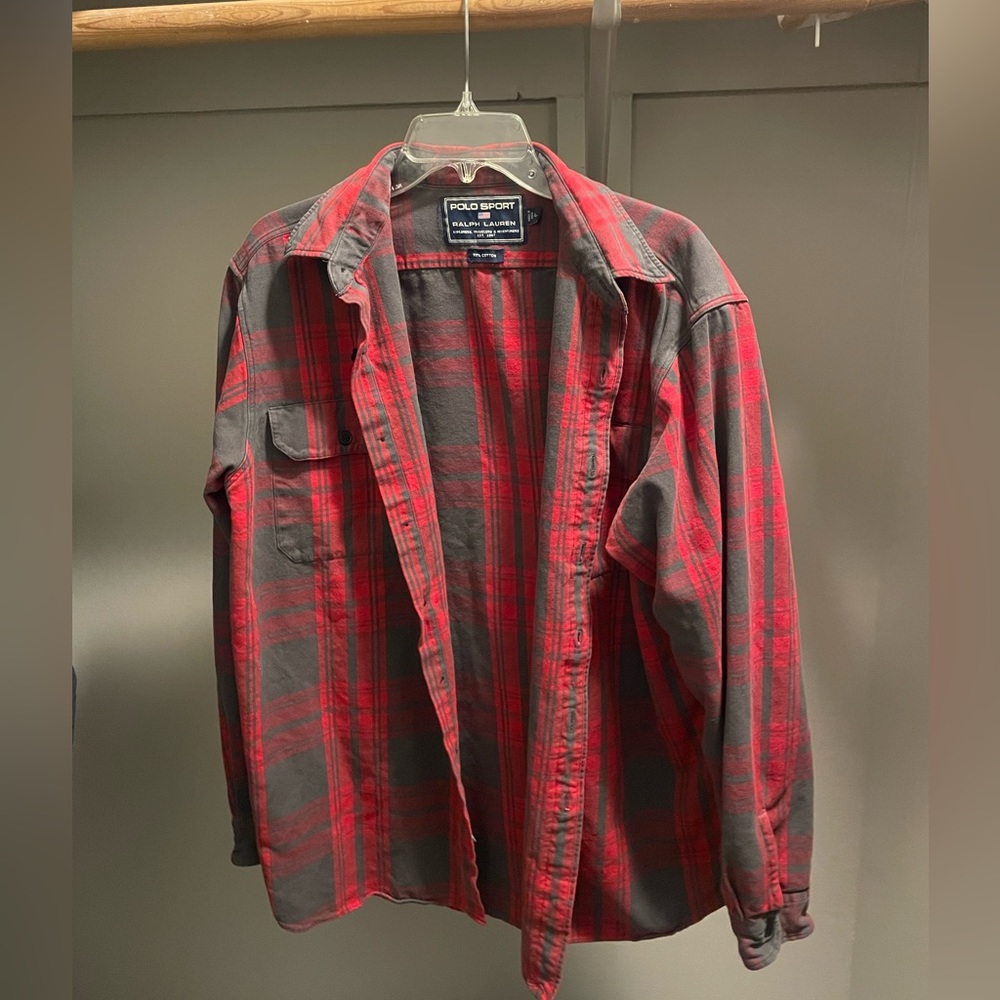 Vintage Polo zapper Button Up Shirt